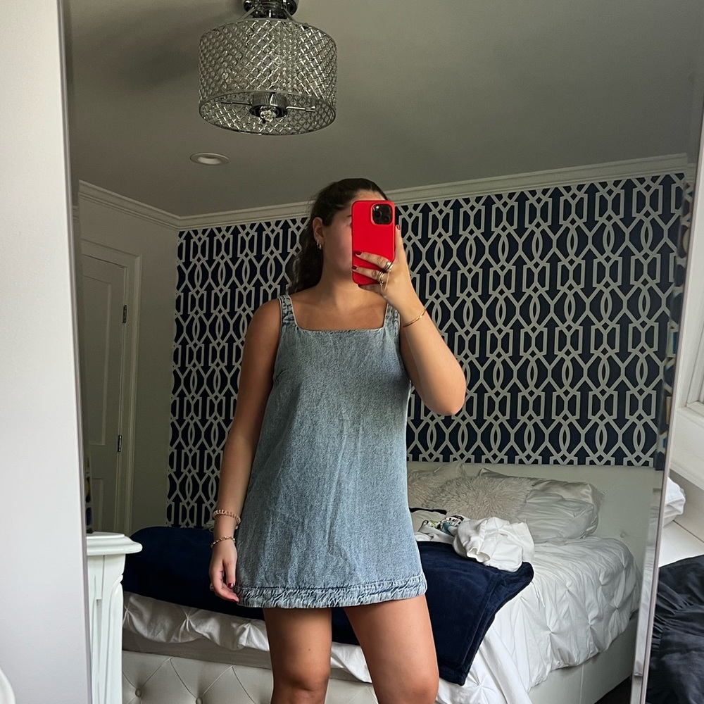 H&M Denim Blue Mini Dress